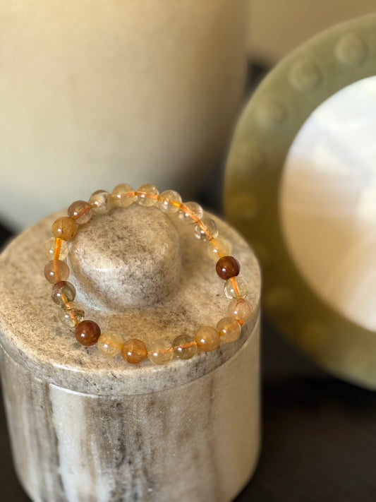 GOLDEN RUTILATED BRACELET