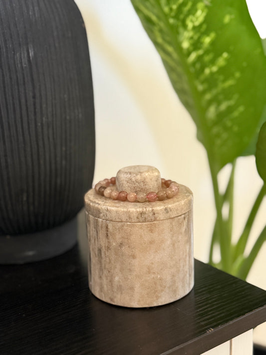 STRAWBERRY QUARTZ BRACELET