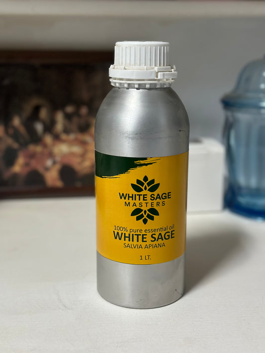 WHITE SAGE 100% Pure Essential Oil 1-Liter