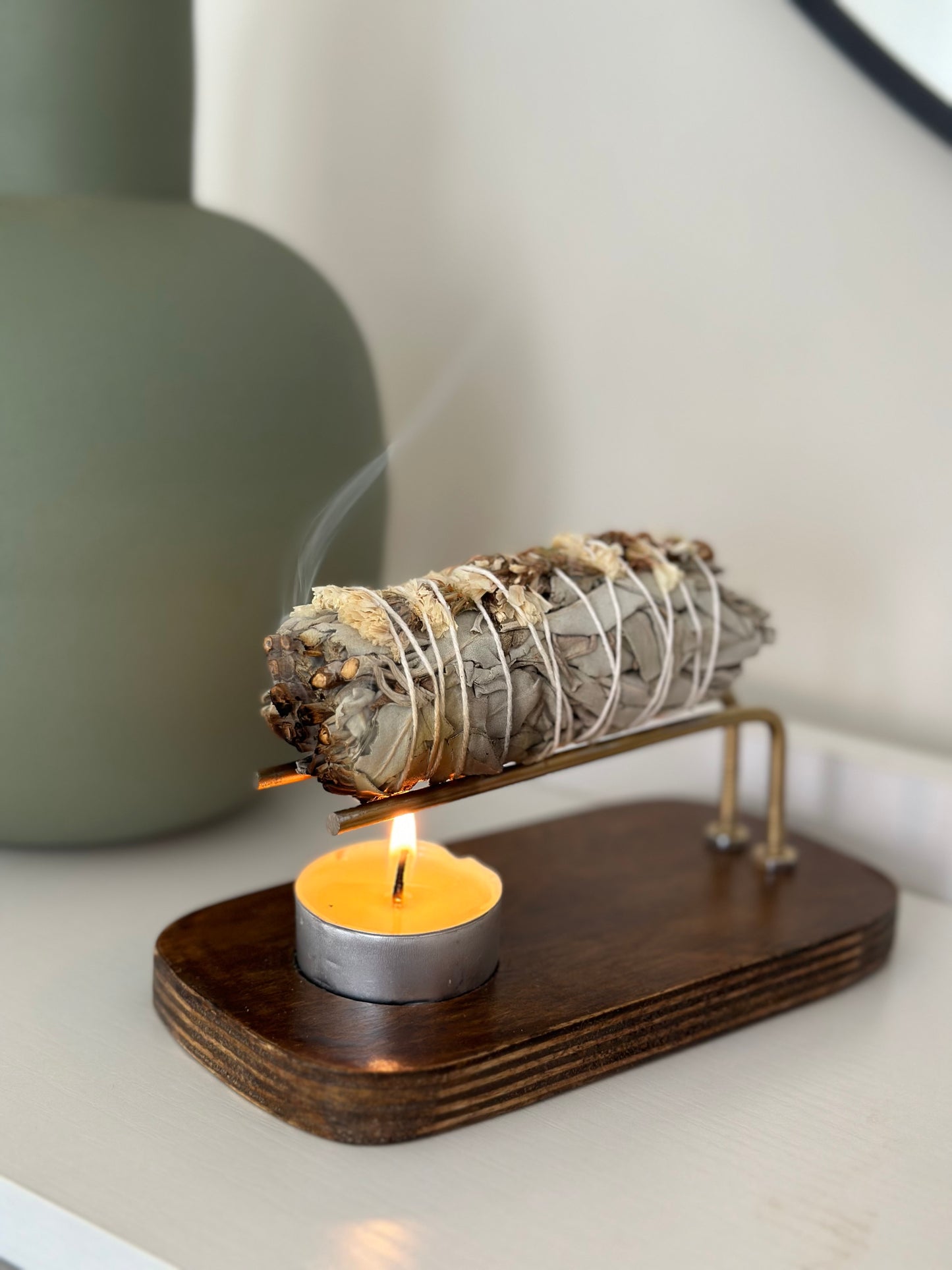 INCENSE HOLDER - COLOR DARK WOOD