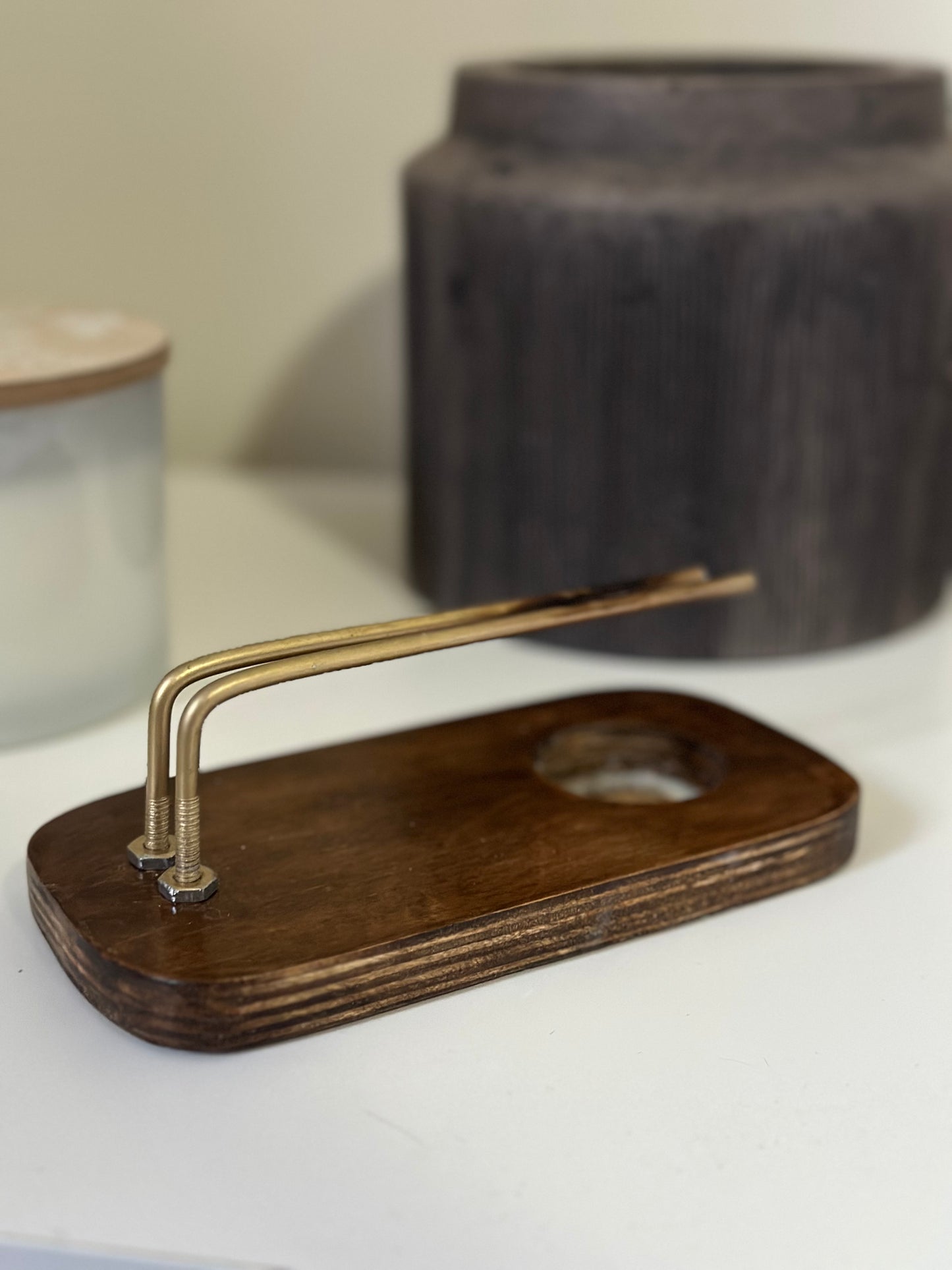 INCENSE HOLDER - COLOR DARK WOOD
