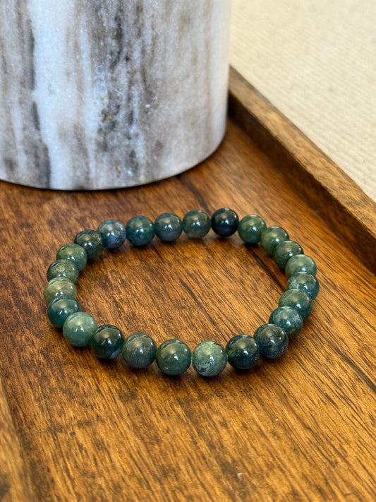 MOSS AGATE BRACELET