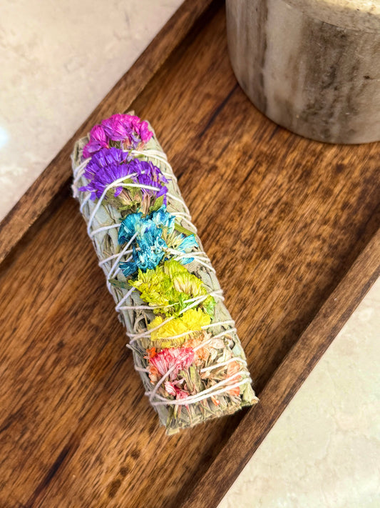 White Sage & 7 Chakras Sinuata 4”